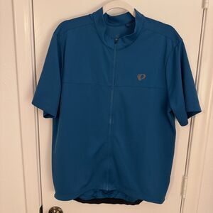 Pearl Izumi Men's Quest Jersey Size XL Color Ocean Blue EUC